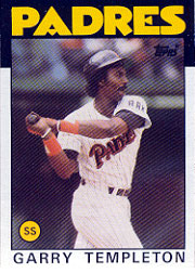 1986 Topps Baseball Cards      090      Garry Templeton